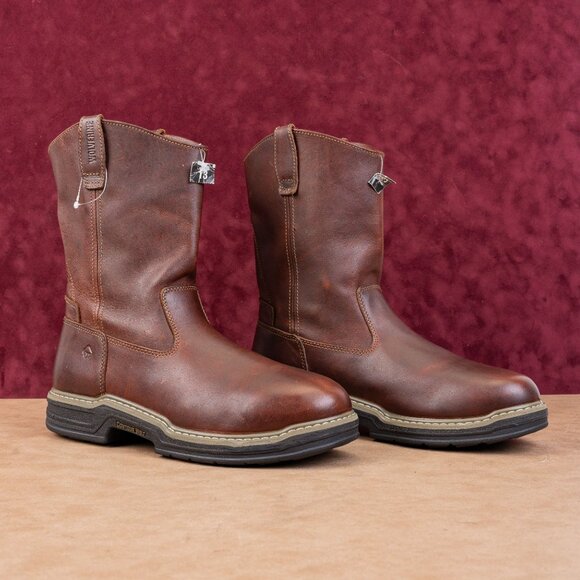 Wolverine Men Raider Durashocks Carboxmax Toe Brown Leather Work Boots sz 13 main image 8